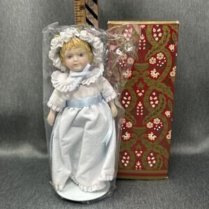 NOS 1983 Avon Victorian Collector Doll Katie Porcelain Bisque Limited Ed Boxed